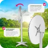Hliníkový bistro stolek Ø60 cm skládací s nastavitelnou Náhled obrázku produktu 9