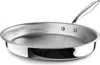 A stainless steel frying pan on a white background. Produktbild-Vorschau