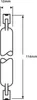 A diagram showing the dimensions of a product. Anteprima dell’immagine prodotto