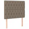 vidaXL Boxspringbett mit Matratze Taupe 100x200 cm Stoff -  Produktbild-Vorschau 7