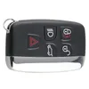 5 tlačidiel Black Smart Car Remote Key Fob Case Shell Fit Náhľad obrázku produktu 6