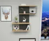 Regal Mirzam, Gestell, Wandregal, Mehrzweckregale, 65x19h96 Produktbild-Vorschau 4