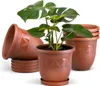 Plastard Blumentopf 5er Set Ø21 cm mit Untersetzer Produktbild-Vorschau 1
