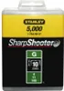Stanley 140 tips skavas Stanley 5000 gab. 10 mm Voir les images du produit 8