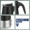 Kaffeekanne aus Stahl, 0,3 l (6 Tassen), Durchmesser 10 x Produktbild-Vorschau 2
