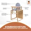 Kombihochstuhl | Leicht Umbaubar kinder Stuhl Tisch | Produktbild-Vorschau 4