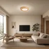 Zimilo Rund LED Deckenleuchte, 38cm, Holz-Optik, 24W, 3 Produktbild-Vorschau 6