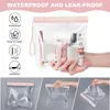 Aucuu 1L Trousse de toilette transparente de voyage pour Voir les images du produit 4