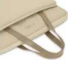Close-up of a beige laptop bag with tan handles. Náhľad obrázku produktu