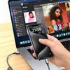 INF Pružný zatahovací datový kabel — nylonový opletený Náhled obrázku produktu 6