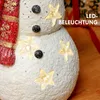 Weihnachtsdeko, Schneemann mit Vogel, 4 warmweiße LEDs, Produktbild-Vorschau 4
