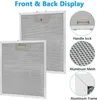 2 kusy Kovový šedý filtr pro Hotte Aspirante 320 x 260 mm, Náhled obrázku produktu 3