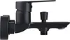 A black bathroom faucet is shown against a white background. Náhľad obrázku produktu