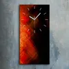 Küchenuhr Bürouhr Leinwand Uhr Geräuschlos 30x60 Malerei Produktbild-Vorschau 2