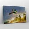 Bild auf Leinwand - Leinwandbild - Motorrad Extrem Spaß Produktbild-Vorschau 4