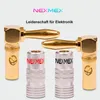 NEXMEX Bananenstecker 90° winkel 4mm 12x schraubbar Produktbild-Vorschau 2