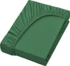 A folded green fitted sheet is shown from an angle. Produktbild-Vorschau