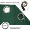 Outdoor Vorhang Wetterfest mit Ösen B132xH213CM, Produktbild-Vorschau 4