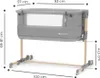 KINDERKRAFT Lit de bébé Neste grow Light Grey Full Wood Voir les images du produit 15