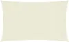 A plain, cream-colored shade sail is shown against a white background. Produktbild-Vorschau