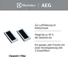A product advertisement for an Electrolux/AEG refrigerator filter. Voir les images du produit