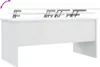 vidaXL Couchtisch Hochglanz-Weiß 102x50,5x46,5 cm Produktbild-Vorschau 10