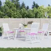 Gartenstuhl-Kissen 4 Stk. Rosa 50x50x3 cm Stoff , Produktbild-Vorschau 1