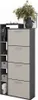 Scarpiera Vicco Orlando Antracite/grigio 80 x 166.1 cm con Anteprima dell’immagine prodotto 6