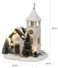 Villaggio di Natale LuVille in miniatura Chiesa svedese di Anteprima dell’immagine prodotto 2