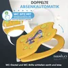 SANILO® WC sedadlo s automatickým spúšťaním a rýchlym Náhľad obrázku produktu 3