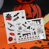 Oblique Unique Temporäre Tattoos für Kinder Halloween Produktbild-Vorschau 3