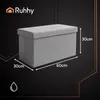 Ruhhy 25996 Składany taboret z tkaniny, 80 kg, 60 x 30 x 30 Podgląd zdjęcia produktu 4