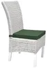 Beautissu Lot de 4 coussins de chaise Loft SK Vert, Voir les images du produit 3