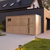 Gartenhaus Holz 8,16 m² – Geräteschuppen mit Fenster, 17 mm Produktbild-Vorschau 1