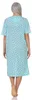 Damen Nachthemd Sleepshirt Nachtwäsche mit Muster, Produktbild-Vorschau 4