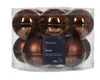 Kerstbal glas d6 cm esprss ass 10st kerst Decoris Productafbeelding-voorbeeld 1