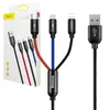 Baseus 3v1 microUSB Lightning USB-C 1,2 m 3,5A dátový kábel Náhľad obrázku produktu 39
