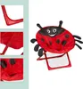 Relaxdays Moonchair per bambini, coccinella, pieghevole, A Anteprima dell’immagine prodotto 7