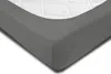 Spannbettlaken 180-200x200 cm Winter Flauschig grau Warm Produktbild-Vorschau 2