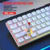 HXSJ V900 60% mechanická klávesnice, drátová herní, barevná Náhled obrázku produktu 10