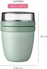 Mepal | Lunchpot Ellipse Mixed | Campus Red + Nordic Black Produktbild-Vorschau 3