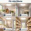 Akku Deckenleuchte Bewegungsmelder Lampe Innen USB Mit Produktbild-Vorschau 10