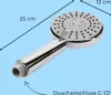 2er Set Duschkopf Wassersparend 3 Funktion Duschbrause Produktbild-Vorschau 2