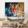 MuchoWow® - Leinwandbilder - Tiger - Tiere - Ölgemälde - Produktbild-Vorschau 7