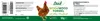 A product label for HÜHNER Land Wormwood Formel, featuring a chicken illustration and product information. Produktbild-Vorschau