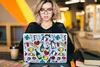 MuchoWow® Laptop Aufkleber Sticker Cover Paris - Muster - Produktbild-Vorschau 5