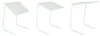 Tavolino pieghevole per laptop pieghevole 52 x 40 cm bianco Anteprima dell’immagine prodotto 2