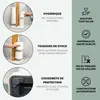 eluno Garniture de WC sur pied 4en1, brosse de WC, Voir les images du produit 6