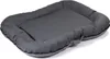 A gray dog bed with raised edges is shown against a white background. Produktbild-Vorschau