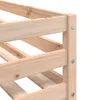 Möbel Etagenbett mit Vorhängen Weiß Schwarz 90x200 cm Produktbild-Vorschau 9
